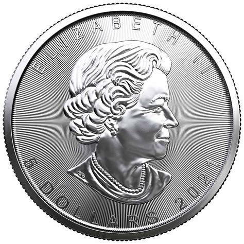 Buy Silver Maple Leaf 1 Oz Coin 2021 Online - Royal Canadian Mint