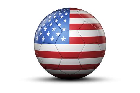 Flag Of Usa On Soccer Ball Digital Art by Bjorn Holland | Fine Art America