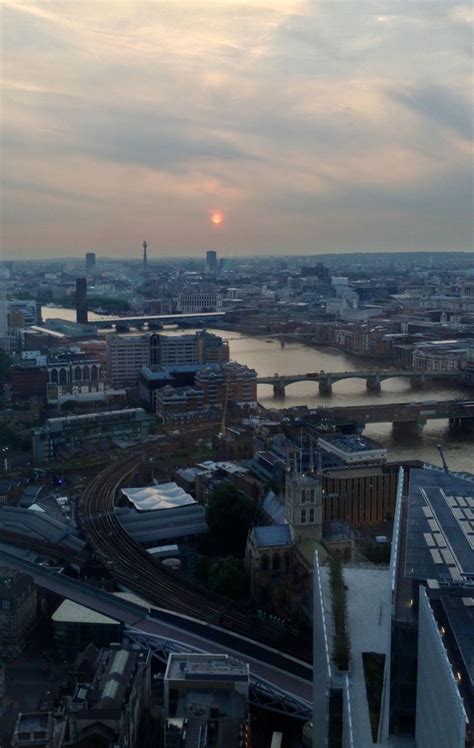 View from Oblix, The Shard. London. | Airplane view, Great places, London