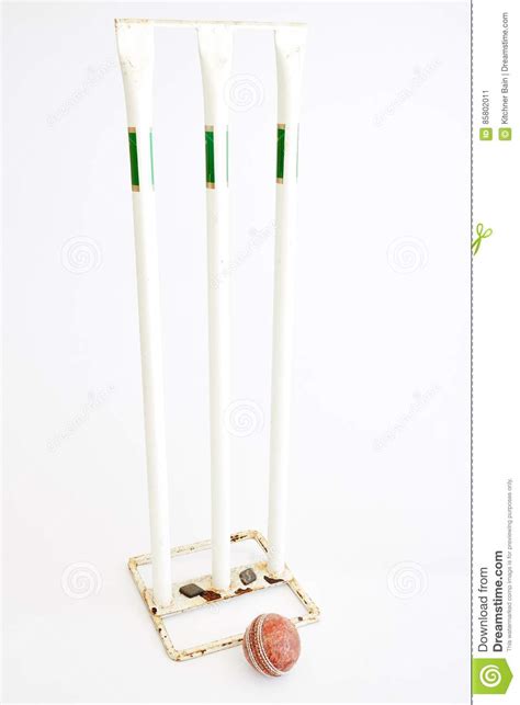 Cricket Equipment stock image. Image of nature, color - 85802011