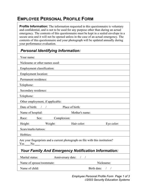 FREE 15+ Employee Emergency Notification Forms in PDF | MS Word