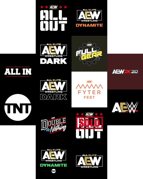 A few AEW logos for people to use and create arena or what have you. On ...