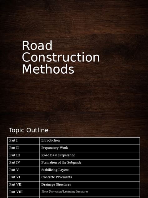 Road Construction Methods | PDF | Road | Road Surface