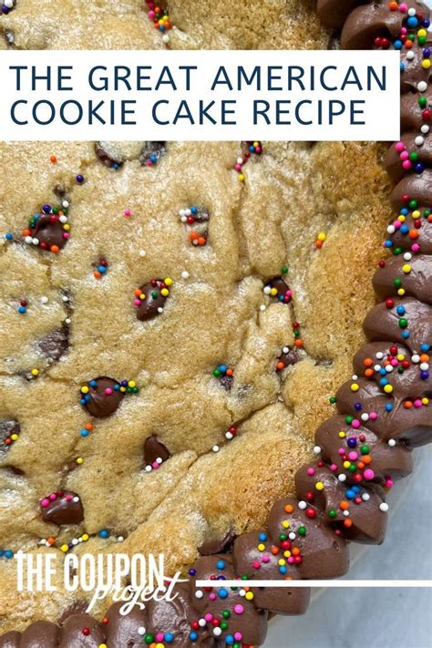 The Great American Cookie Cake Recipe | Great american cookie cake ...