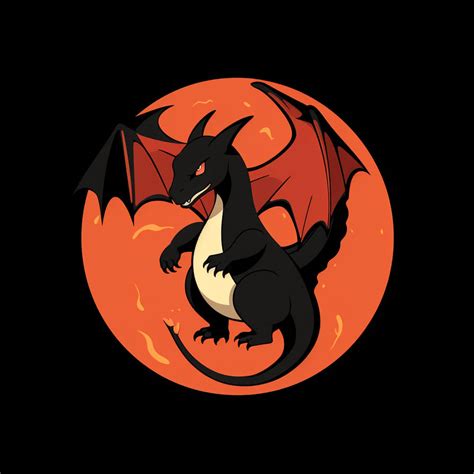 Black Charizard 2d by AwesomeIdea on DeviantArt