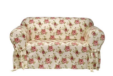 Country Floral Loveseat Slipcover - 11032799 - Overstock.com Shopping - Big Discounts on ...