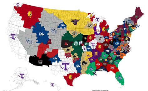 Week 6 Division II CFB Imperialism Map : r/CFB