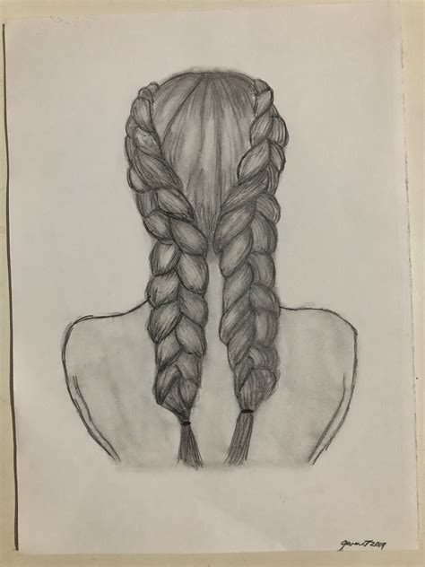 How To Draw Realistic Braids Croquis Fashion Sketches Part Ii | Images ...