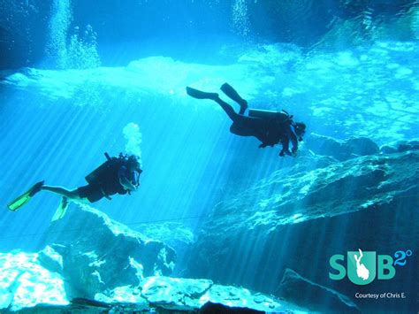 Scuba Diving the Dos Ojos Cenotes in Yucatan, Mexico