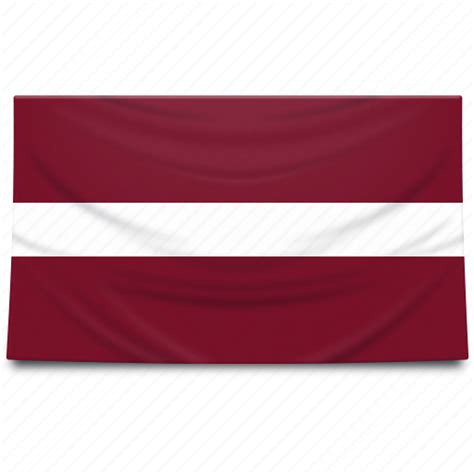 Europe, flag, latvia icon