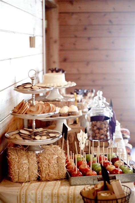 Autumn Wedding - Farm Party Food Display #2069105 - Weddbook