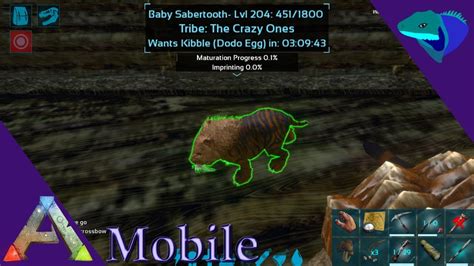 IMPRINTED SABERTOOTH BREEDING! Ark: Mobile [S1:E26] - YouTube