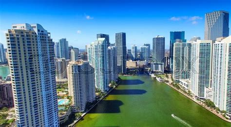 Downtown Miami skyline, beautiful ... | Stock image | Colourbox