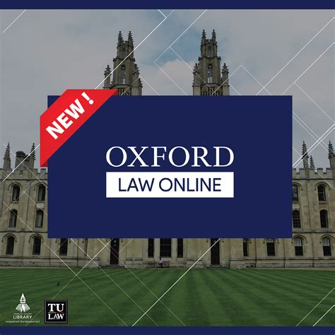 #ฐานข้อมูลใหม่ Oxford Law... - ห้องสมุดสัญญา ธรรมศักดิ์