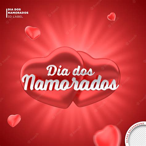 Premium PSD | Card valentines day in brazil 3d render template design