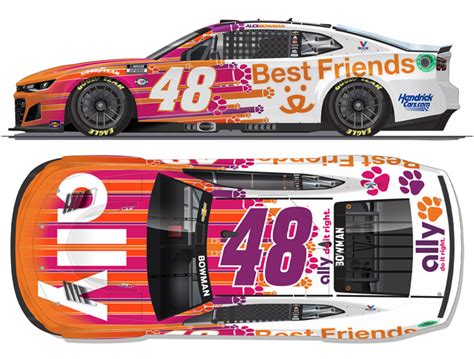 2023 Alex Bowman #48 ally / Best Friends NASCAR 1/64 Diecast