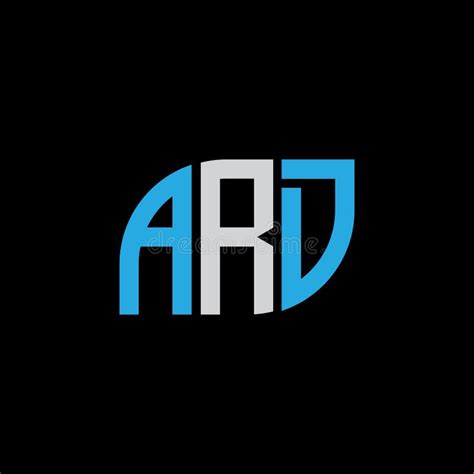 ARD Letter Logo Design on Black Background.ARD Creative Initials Letter ...