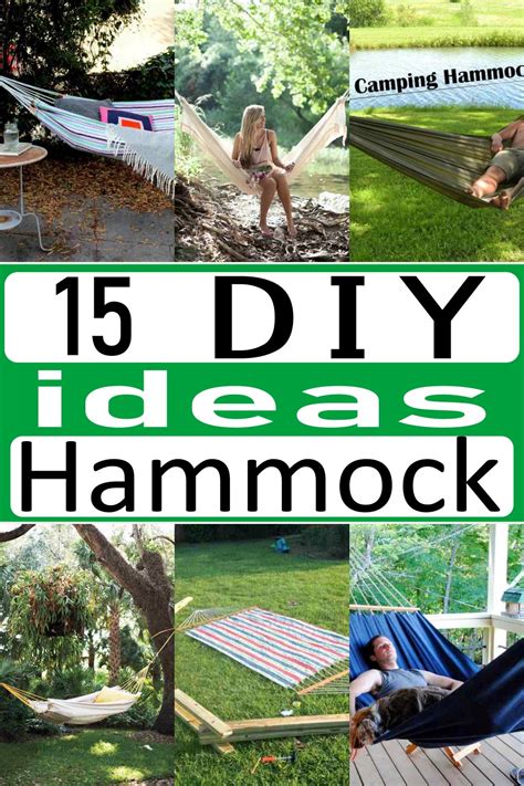 15 DIY Hammock Ideas For Outdoor - Craftsy