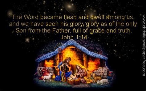 Christmas John 1:14 Wallpapers - Wallpaper Cave