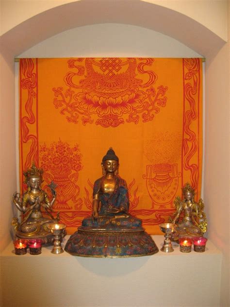 house altar Meditation Altar, Meditation Space, Buddhist Shrine ...