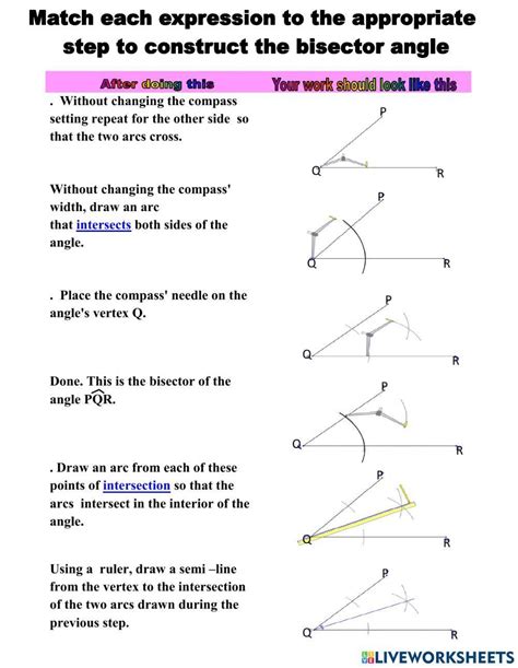 Angle Bisector Worksheets - Worksheets Library