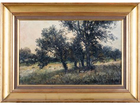 Jean-Baptiste BAUDIN (1851-1922): Paysage. Huile sur toile, signée en ...