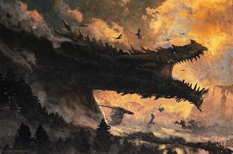 Fantasy Art Artwork The Lord Of The Rings The Silmarillion Dragon ...