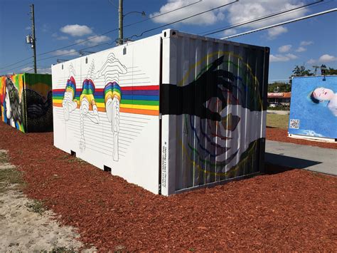 Shipping container #mural #art done for #CANVASwpb #CANVASoutdoormuseum #CANVASlocalshowdown in ...