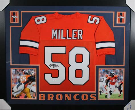 Von Miller Autographed Denver Broncos Framed Color Rush XL Jersey JSA 11003 in 2020 | Jsa, Color ...
