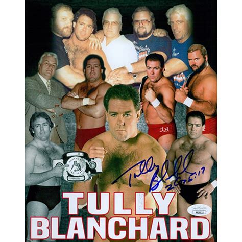 Tully Blanchard WWE WWF Wrestler 8x10 Glossy Photo JSA Authenticated