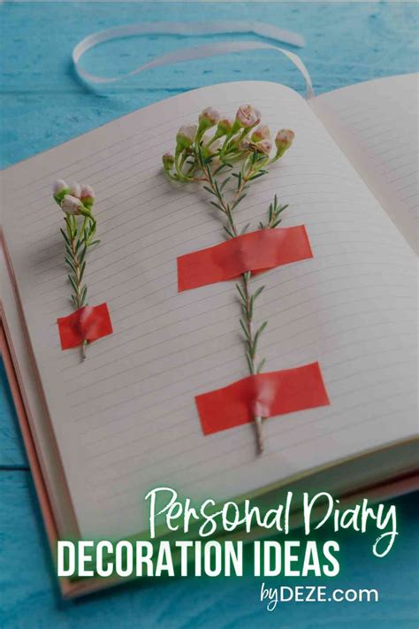 15 Personal Diary Decoration Ideas to Spruce Up Your Journal - byDeze