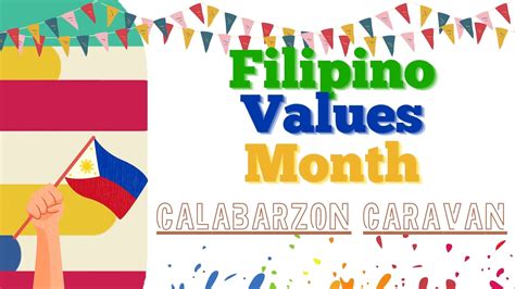 Regional Filipino Values Month Celebration 2021: The CALABARZON Caravan ...