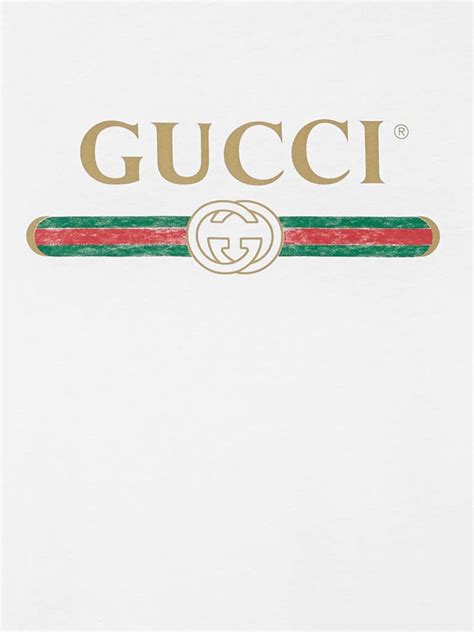 Gucci 古驰 logo标志T恤 - Farfetch