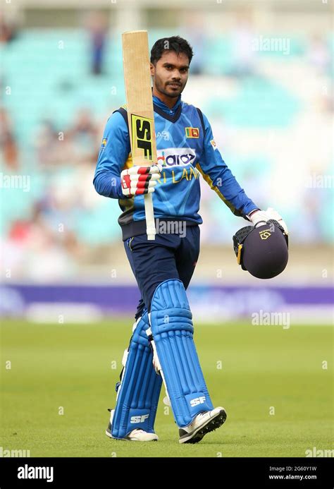 Sri Lanka's Dhananjaya de Silva dismissed after an innings of 91 during ...