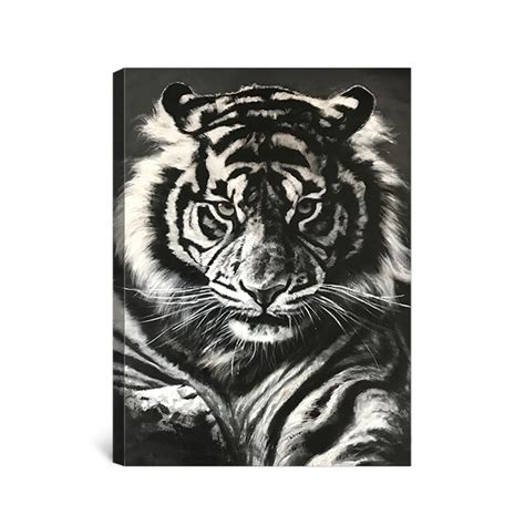 Tiger Painting Black And White