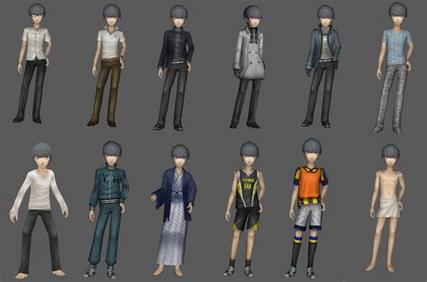 Less flat Characters [Persona 4 Golden (PC)] [Mods]