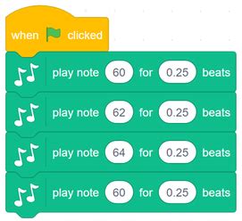 Making festive music with Scratch - teachComputing