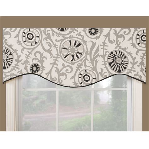 Soho Black Modern Window Valance - Overstock Shopping - Great Deals on ...