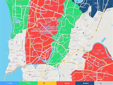 Mumbai Neighborhood Map