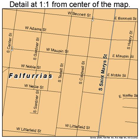 Falfurrias Texas Street Map 4825368