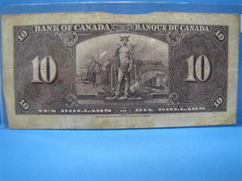 1937 Canadian 10 Dollar bill