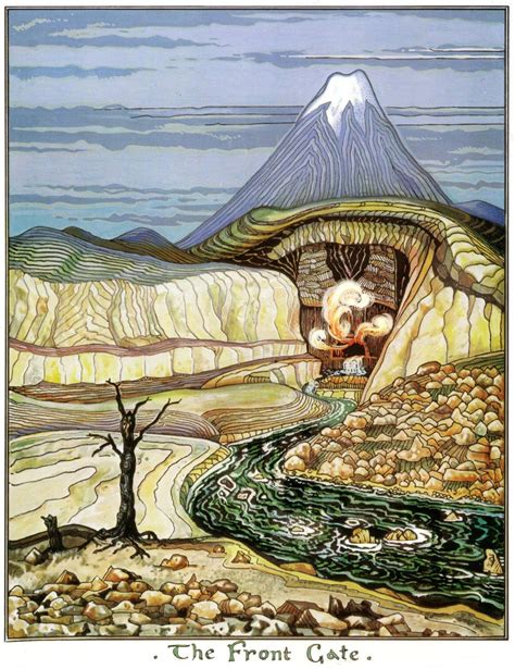 J.R.R. Tolkien - illustration for The Hobbit | Tolkien illustration ...