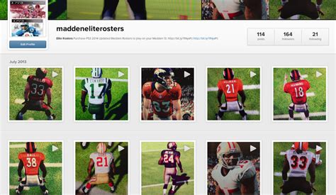 THE "REALIST" SPORTS BLOG: #TRSB: MADDEN ELITE ROSTERS: Madden 14 ...