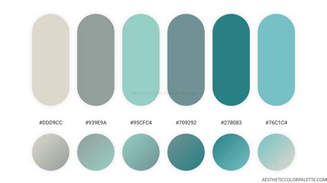 Peaceful Colors - Aesthetic Color Palette