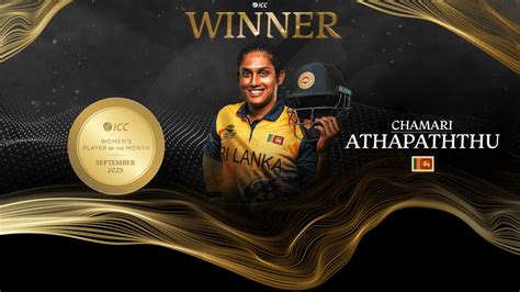 ICC Women's Player of the Month for September 2023 revealed