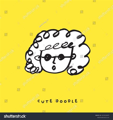 Cute Doodle Cartoon Face Vector Peoplefaces Stock Vector (Royalty Free) 2233232675 | Shutterstock