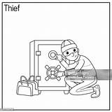 Bank Robber Cartoon Imagens E Fotografias De Stock  Getty Images sketch template