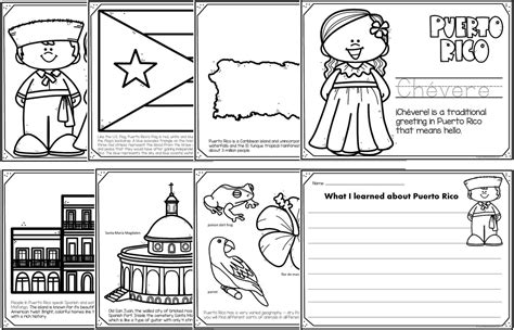 FREE Printable Puerto Rico Coloring Pages