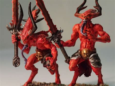 The Greater Army of Khorne: Converted Bloodletters with corrected ...