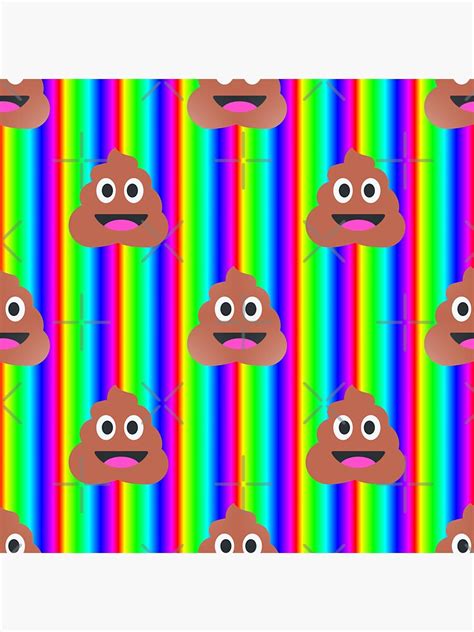 "rainbow poop emoji" Sticker for Sale by gossiprag | Redbubble